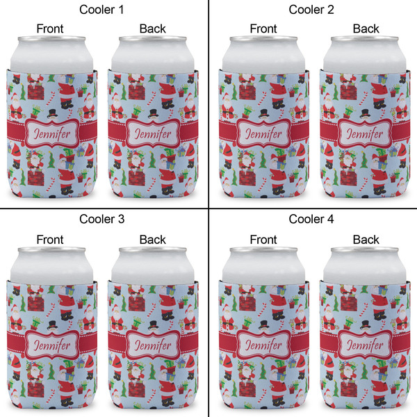 Santas w/ Presents Can Sleeve (Approval)