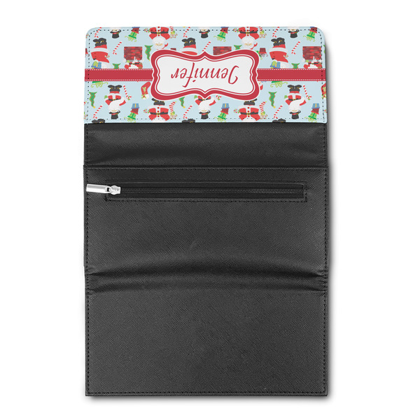 Santas w/ Presents Ladies Wallet (Open)