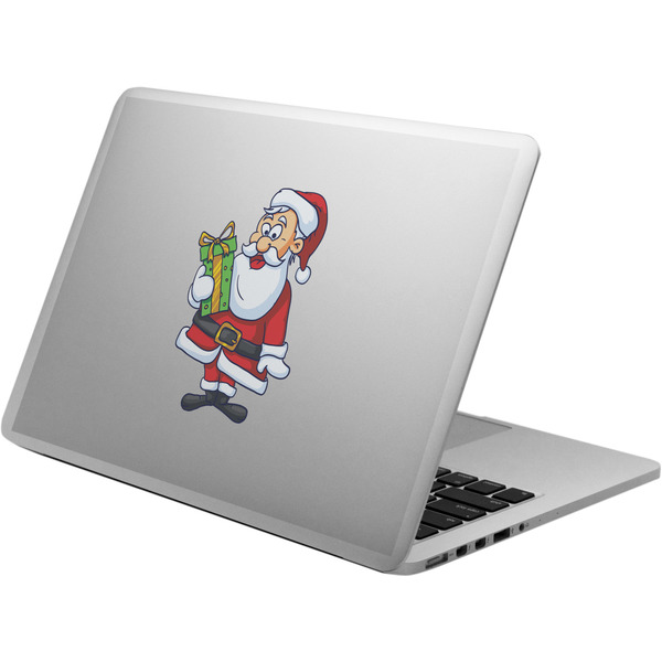 Custom Santa and Presents Laptop Decal