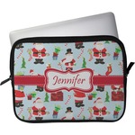 Santa and Presents Laptop Sleeve / Case (Personalized)