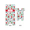 Santas w/ Presents Large Phone Stand - Front & Back