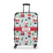 Santas w/ Presents Large Travel Bag - With Handle