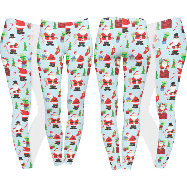 Santas w/ Presents Leggings Turn Around - Apvl
