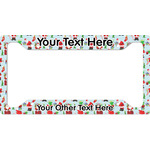 Santa and Presents License Plate Frame (Personalized)