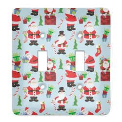 Santa and Presents Light Switch Cover (2 Toggle Plate)