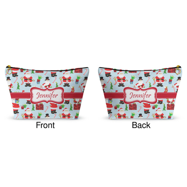 Santas w/ Presents Makeup Bag Approval