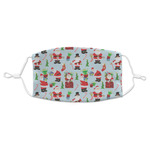 Santa and Presents Adult Cloth Face Mask - Standard