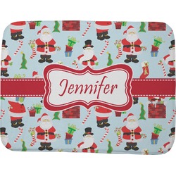 Santa and Presents Memory Foam Bath Mat - 48"x36" w/ Name or Text