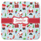 Santa and Presents Memory Foam Bath Mat - 48"x48" w/ Name or Text