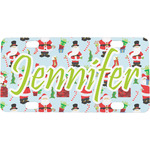 Santa and Presents Mini/Bicycle License Plate (Personalized)