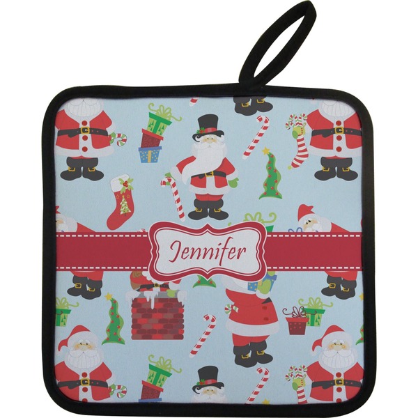 Santas w/ Presents Neoprene Pot Holder