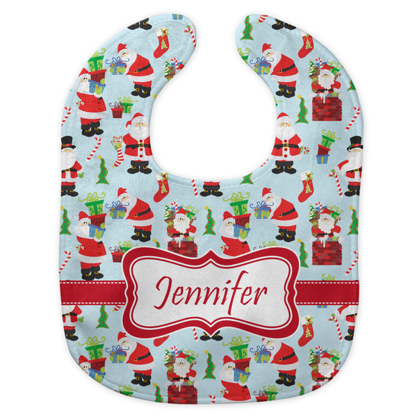 Santas w/ Presents New Bib Flat Approval