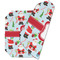 Santas w/ Presents Octagon Placemat - Double Print (folded)