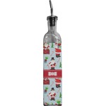 Santa and Presents Oil Dispenser Bottle w/ Name or Text