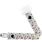 Santa and Presents Pacifier Clip (Personalized)