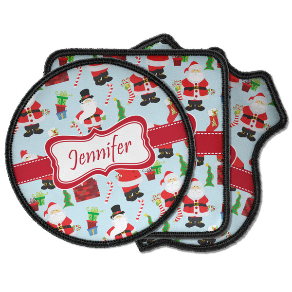 Custom Santa and Presents Iron on Patches (Personalized)