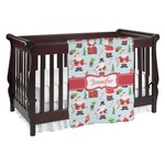 Santa and Presents Baby Blanket (Personalized)
