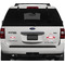Santas w/ Presents Personalized Car Magnets on Ford Explorer