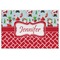 Santas w/ Presents Personalized Placemat (Back)
