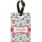Santas w/ Presents Personalized Rectangular Luggage Tag