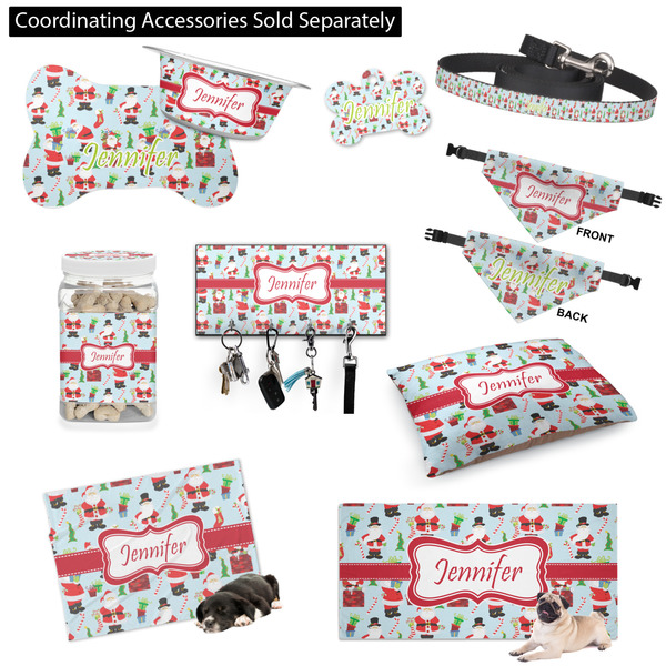 Santas w/ Presents Customized Pet Accessories