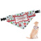 Santa and Presents Dog Bandana - XLarge w/ Name or Text