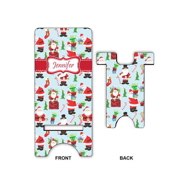 Santas w/ Presents Phone Stand - Front & Back