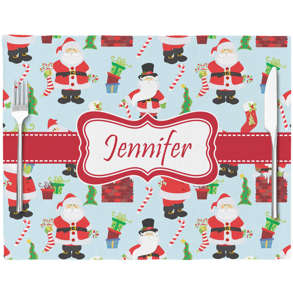 Santas w/ Presents Placemat with Props