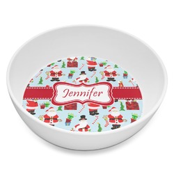 Santa and Presents Melamine Bowl - 8 oz (Personalized)