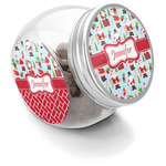 Santa and Presents Puppy Treat Jar (Personalized)