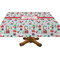 Santas w/ Presents Rectangular Tablecloths (Personalized)