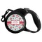 Santa and Presents Retractable Dog Leash - Medium (Personalized)