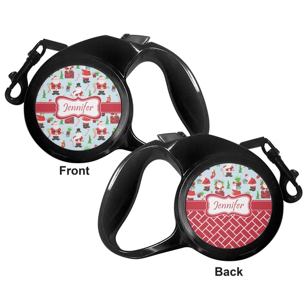 Santas w/ Presents Retractable Dog Leash - Small - Apvl