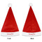 Santas w/ Presents Santa Hats - Front and Back (Double Sided Print) APPROVAL