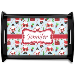 Santa and Presents Wooden Trays (Personalized)