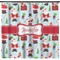 Santas w/ Presents Shower Curtain (Personalized) (Non-Approval)