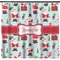 Santas w/ Presents Shower Curtain (Personalized)