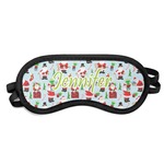 Santa and Presents Sleeping Eye Mask - Small (Personalized)