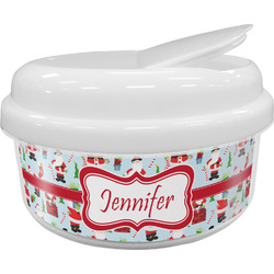 Santa and Presents Snack Container (Personalized)