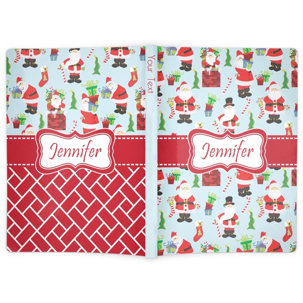 Santas w/ Presents Soft Cover Journal - Apvl