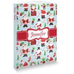 Santa and Presents Softbound Notebook - 5.75" x 8" (Personalized)