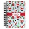 Santas w/ Presents Spiral Journal Small - Front View