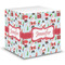 Santas w/ Presents Note Cube