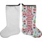 Santas w/ Presents Stocking - Single-Sided - Approval