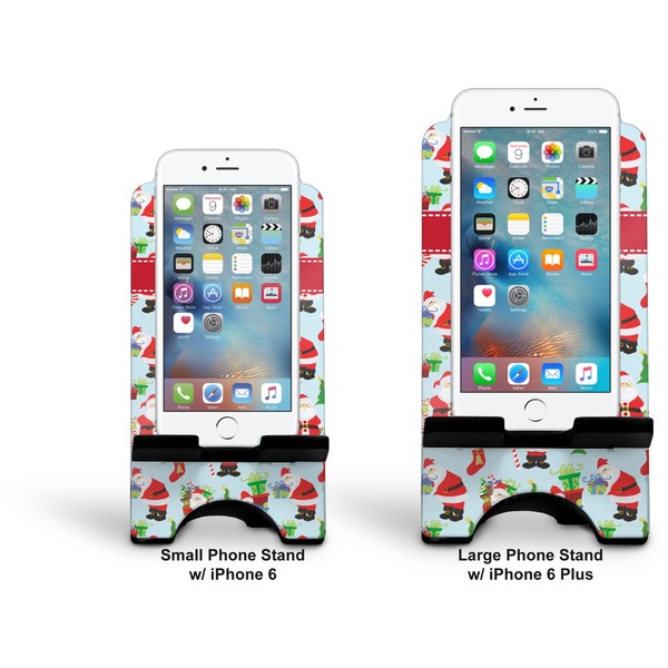 Santas w/ Presents Stylized Phone Stand - Comparison