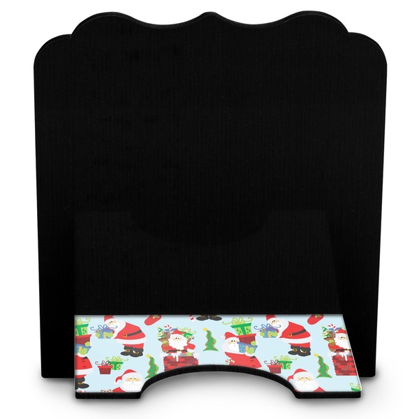 Santas w/ Presents Stylized Tablet Stand - Back