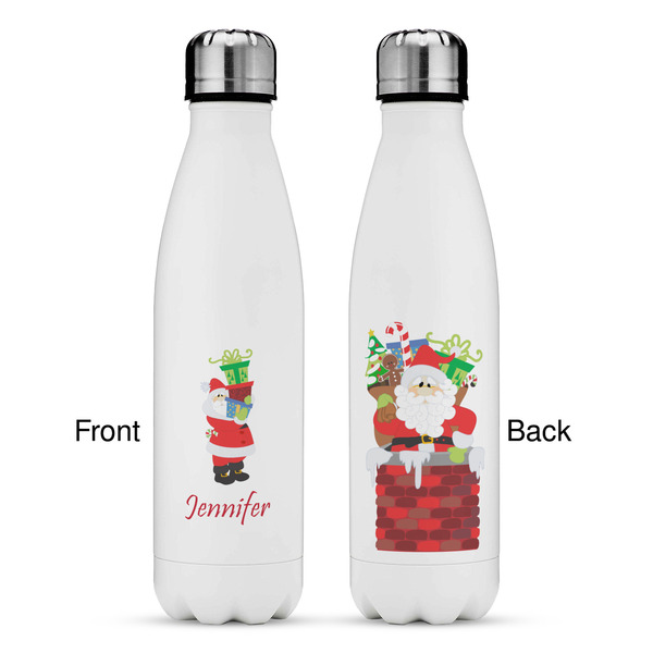 Santas w/ Presents Tapered Water Bottle - Apvl