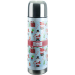 Santa and Presents Stainless Steel Thermos (Personalized)