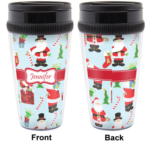 Santas w/ Presents Travel Mug Approval (Personalized)