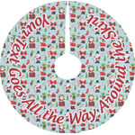 Santa and Presents Tree Skirt (Personalized)